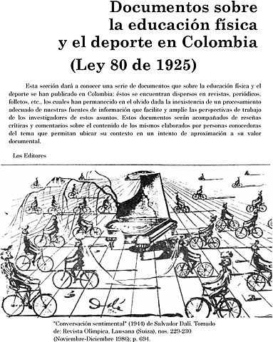 Ley 80 "Piedra  angular de la  educación física"