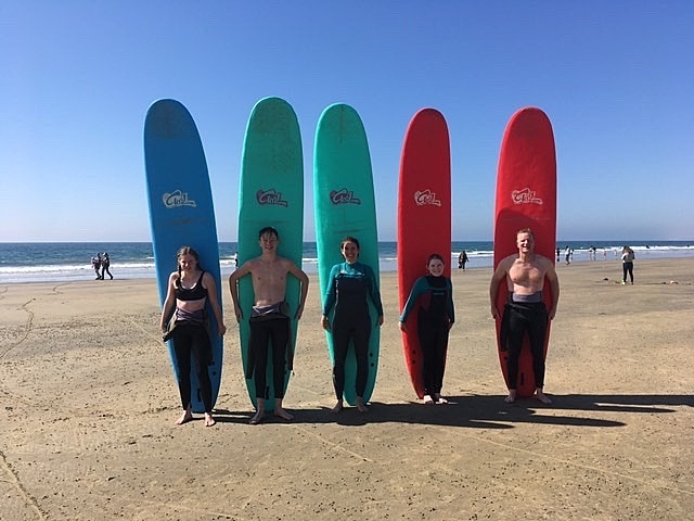First time surfing