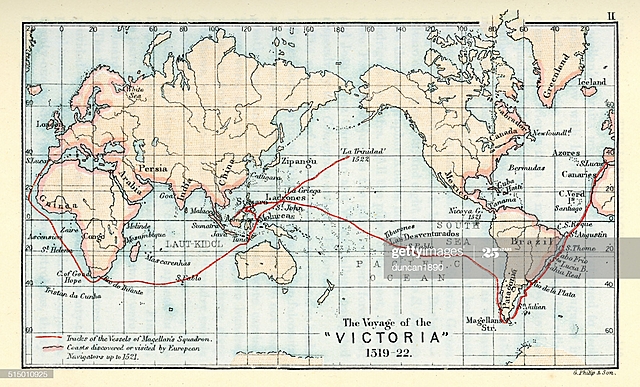 Ferdinand Magellan Circumnavigates the world