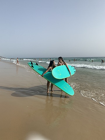 My first time surfing