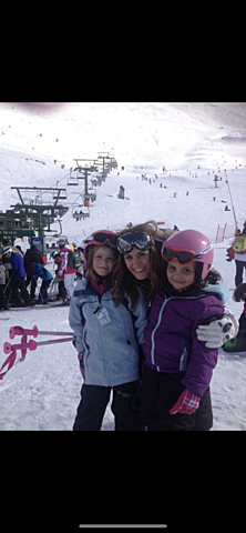 My first time skiing