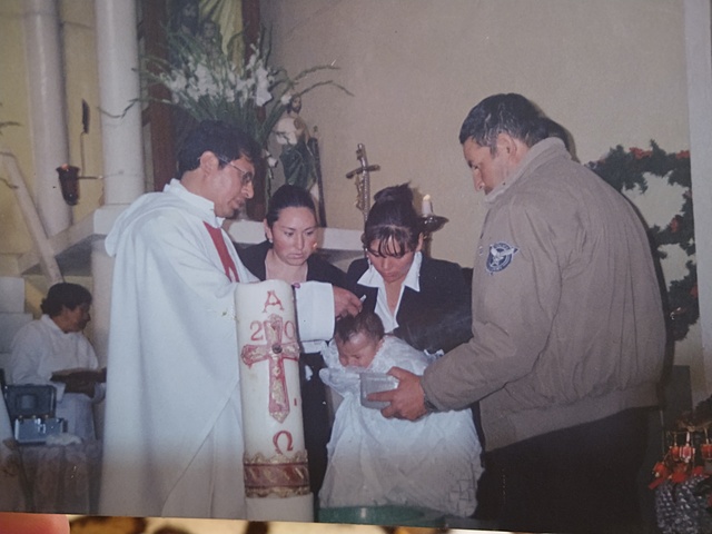 Recibimiento del sacramento del bautismo