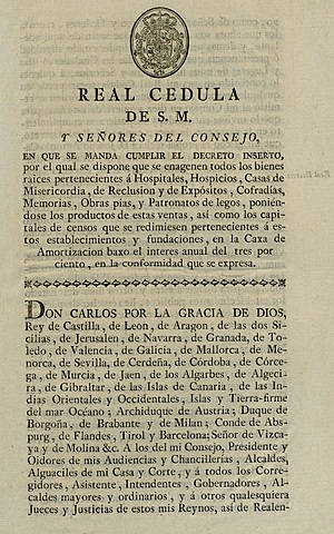 Se Establecen Leyes Desamortizadoras