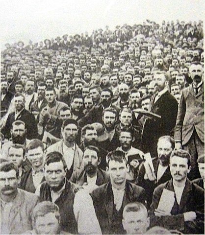 La llegada de los colonos británicos