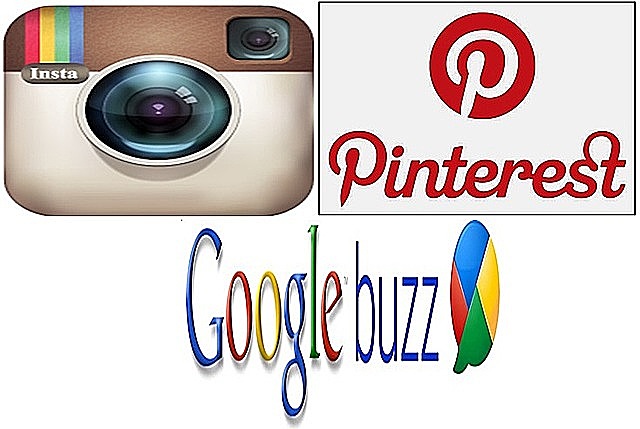 Aparecen Instagram, Pinterest y Google Buzz