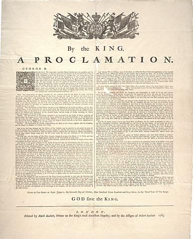 Proclamation of 1763