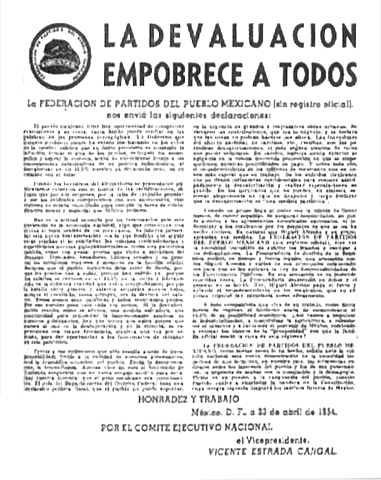 Devaluación del peso