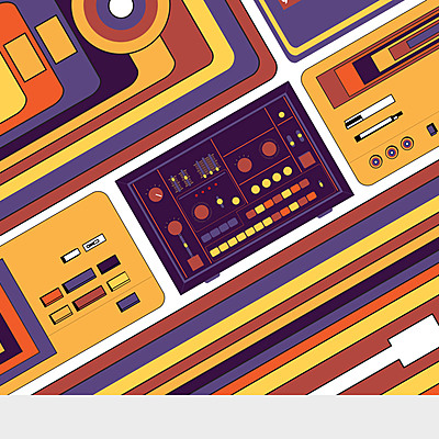 Timeline: Digital Project Music evolution from the 50s to 70s