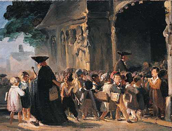 (Siglo XVIII) Los niños como seres primitivos.