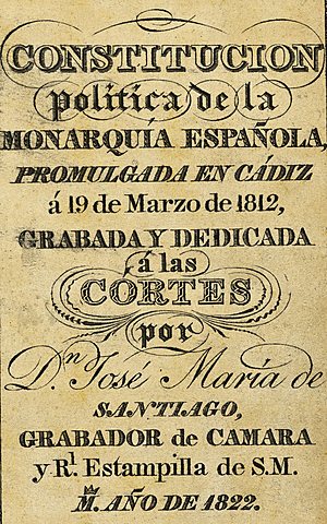 La Constitución de Cadiz