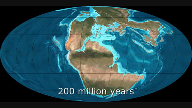 Pangea Begins to Break Up
