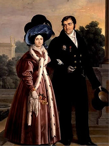 Matrimonio Fernando VII y María Cristina