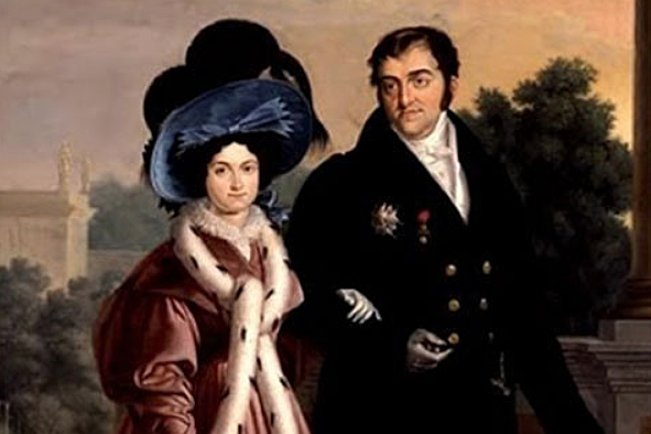 Matrimonio de Fernando VII y Mª Cristina de Borbón