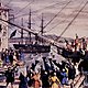 Boston tea party currier colored