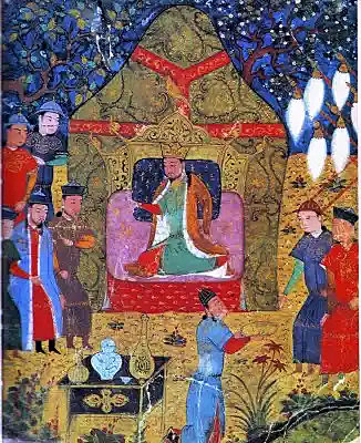 Enthronement of Genghis Khan