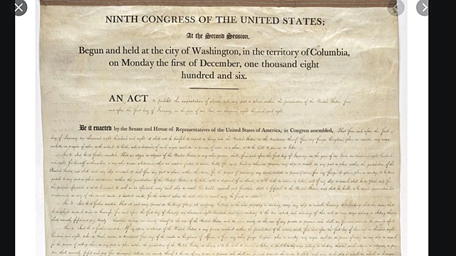 Slave Trade Ends in the United States