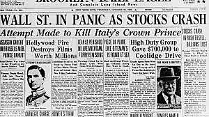 Stock Market Crash of 1929