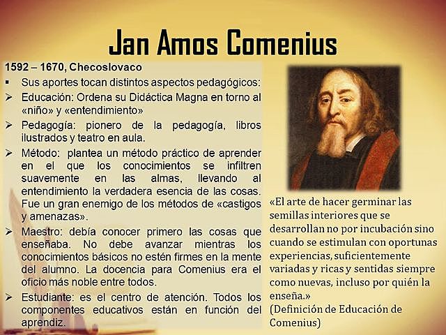 (2) COMENIUS LA IMPORTANCIA DE LA PEDAGOGÍA