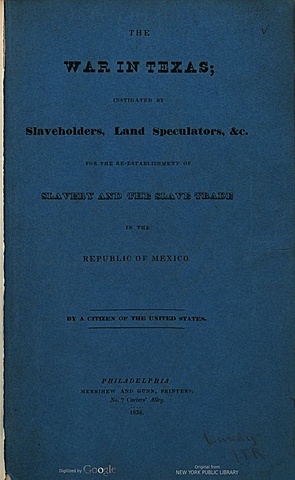 Lundy's, War In Texas