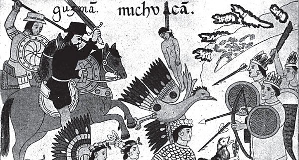 Llegada de Nuño Beltrán a Tzintzuntzan