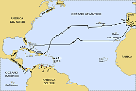 Primer viaje de Cristóbal Colón