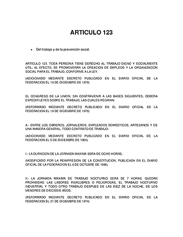 Aprobación del art. 123 constitucional del trabajo