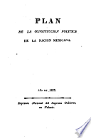 Plan de la Constitución Política de la Nación Mexicana