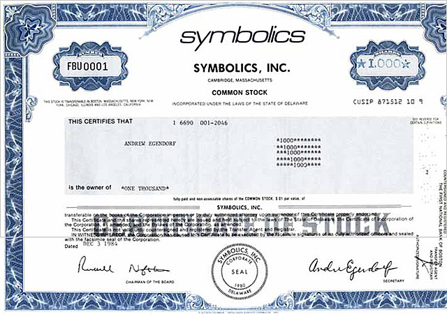 Se registra el primer dominio de la historia: www.symbolics.com