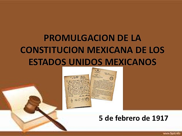 Promulga la constitución