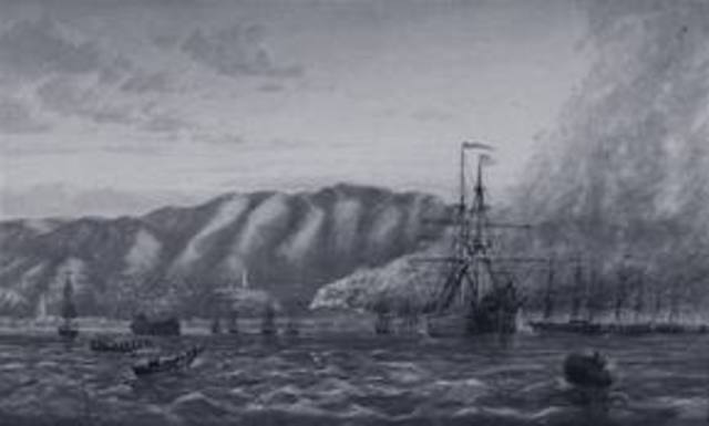 Rechazo de la población de Eten y Chiclayo a chilenos invasores