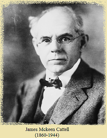 James Mckeen Cattell (1861-1944)