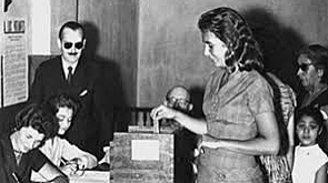 Voto femenino presidencial
