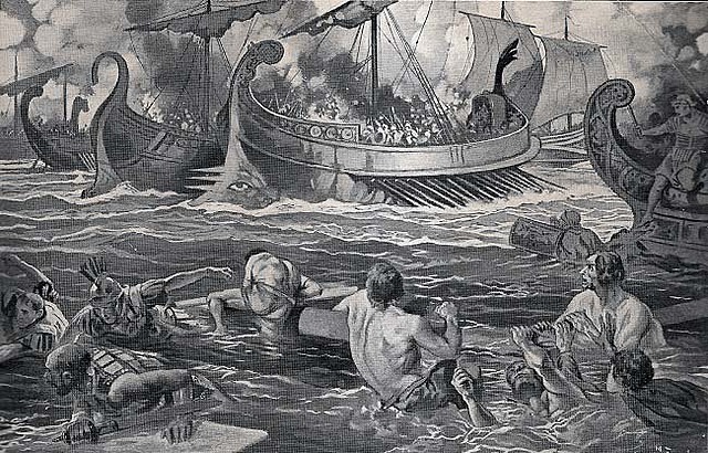 Desembarco de Cneo Escipión en Ampurias.