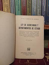 Ley de secretarias y departamentos de estado