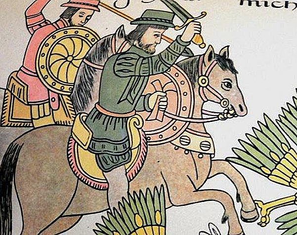 Llegada de Nuño Beltrán a Tzintzuntzan