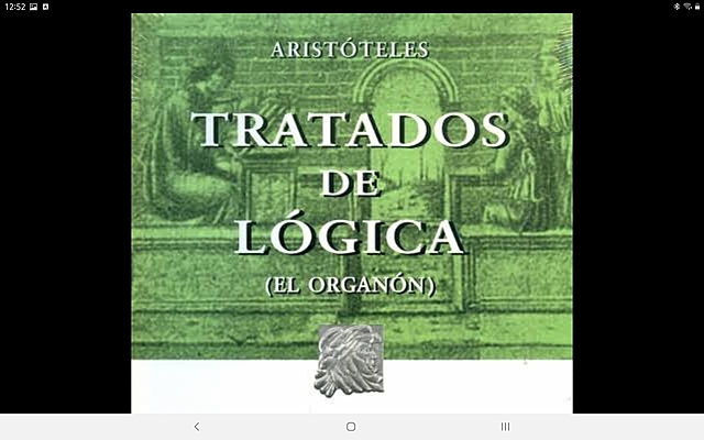 PRIMERA OBRA DE ARISTOTELES