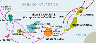 Castilla conquista las Islas Canarias
