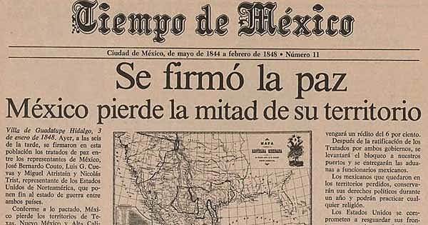 Los tratados de Guadalupe Hidalgo, fin de la guerra