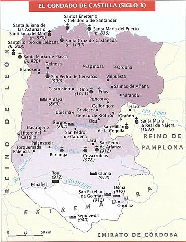 Creación del Condado de Castilla
