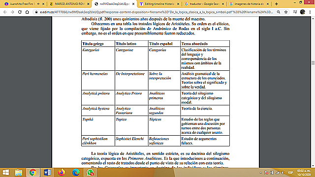 La silogística de Aristóteles