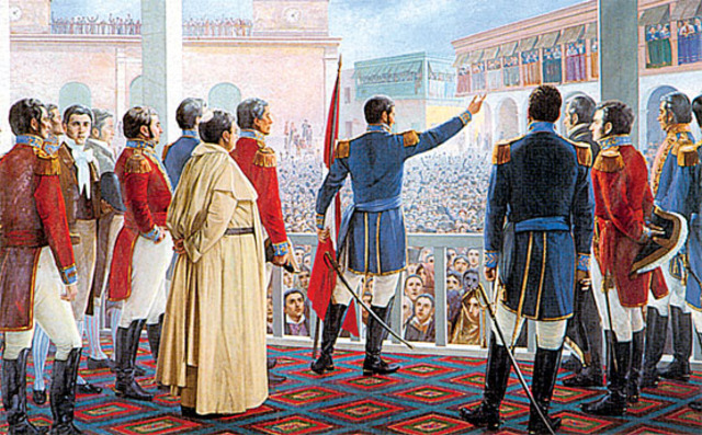 Inicio de la Republica San Martín