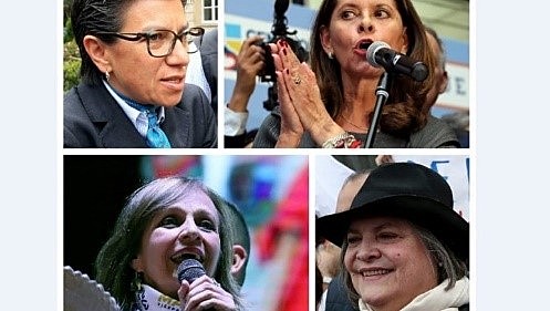 Mujeres aspirantes a Presidencia