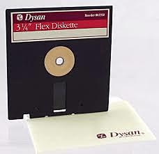 Os soportes de grabación magnéticos: floppy disks.