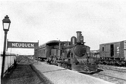 EL FERROCARRIL LLEGA A LA ESTACIÓN DE NEUQUÉN