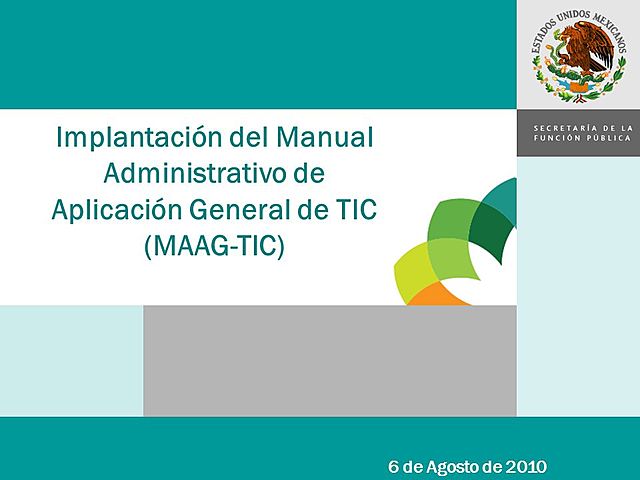 Manuales Administrativos de Aplicación General