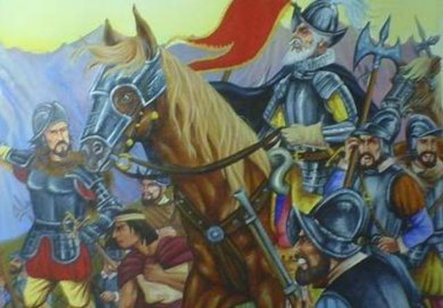 Pizarro llega al Cusco