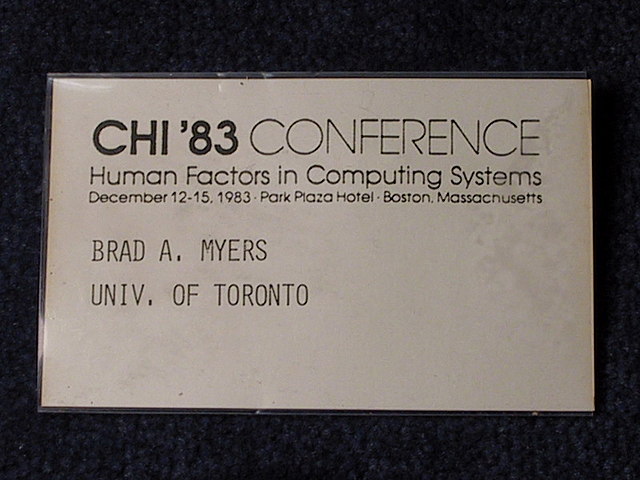 Primera conferencia CHI