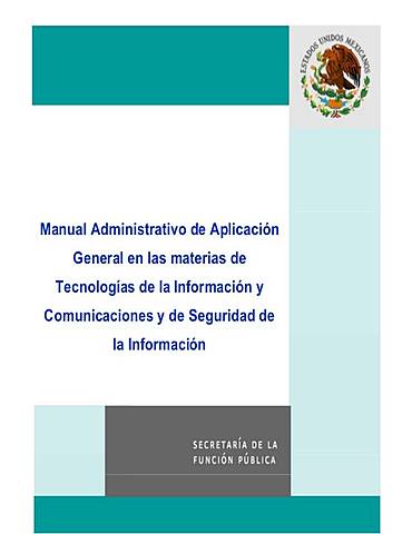 Manuales Administrativos de Aplicación.