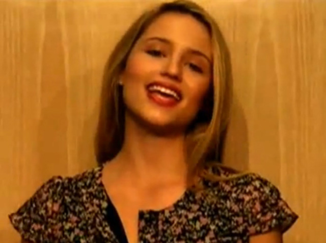 Dianna auditions for Glee