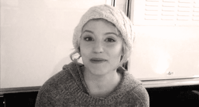 Katie Couric posts video of Dianna at Glee set